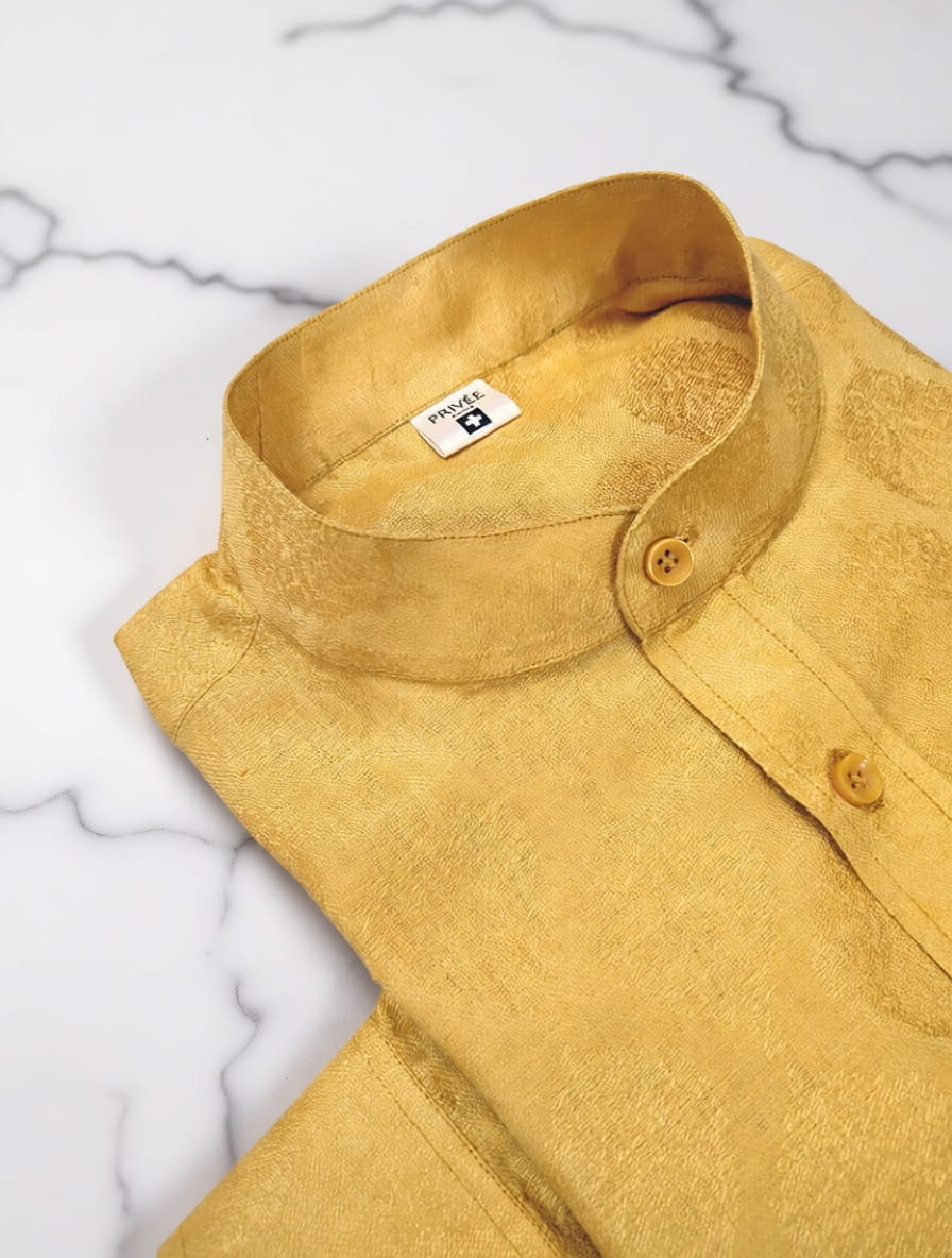 Royal Yellow Wedding Shirts (Irish Linen)
