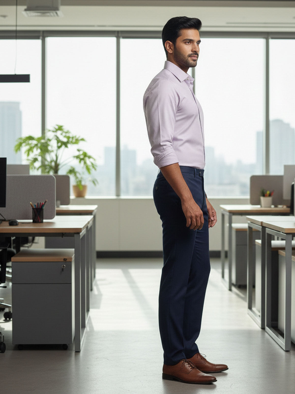 Spring Lilac Color Shirts India