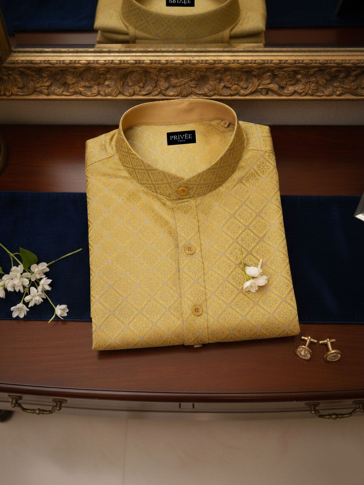 Sunglow Yellow Wedding Shirts India