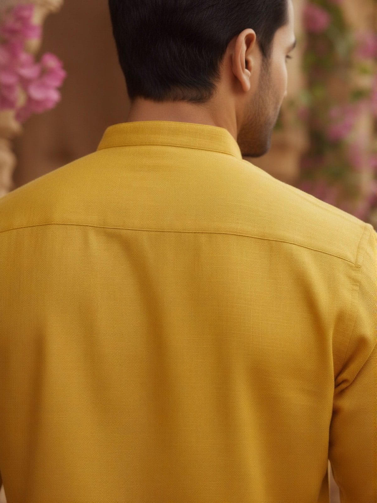Mustard Yellow Linen Shirt Online