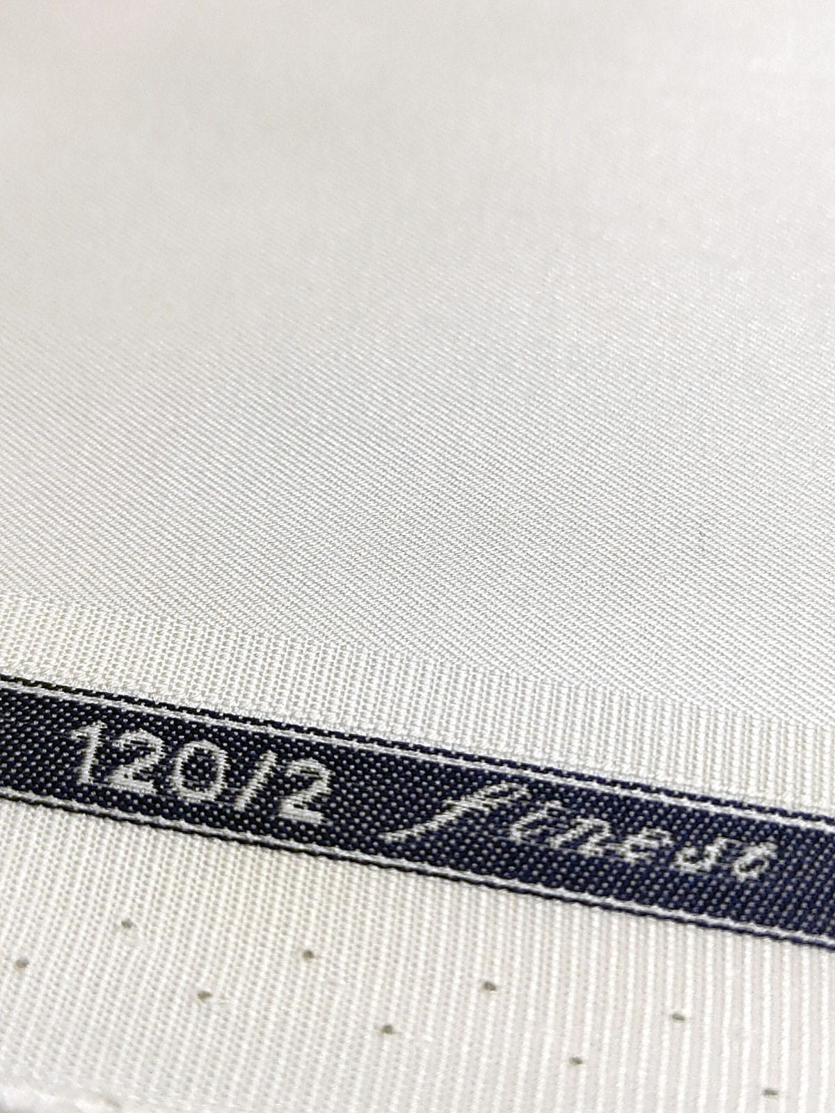 White 2 Ply Cotton Shirt Fabric