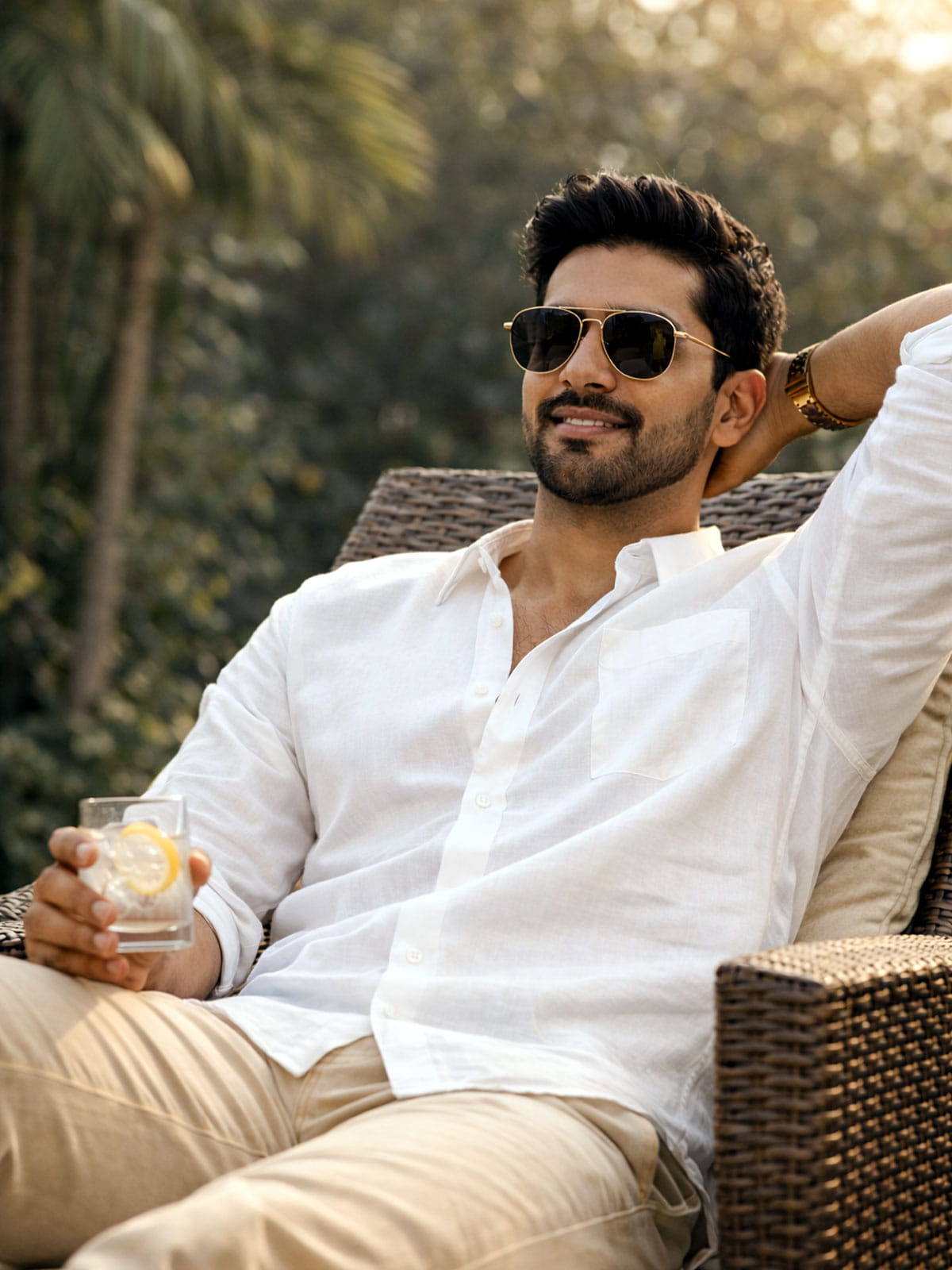 White Irish Linen Shirt