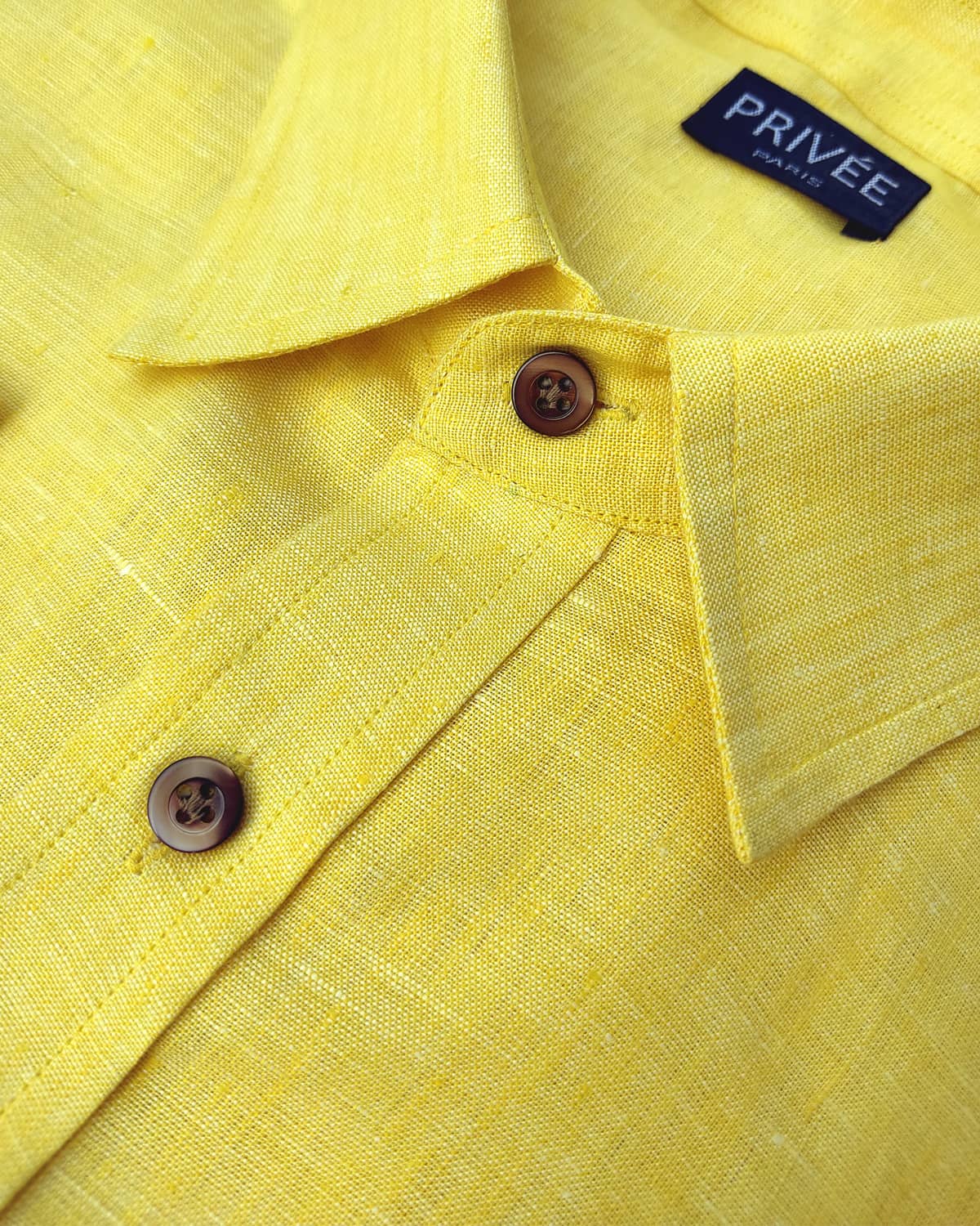 Yellow Linen Shirts